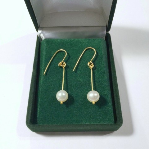 14k Gold, 7mm Freshwater Pearl